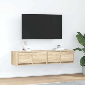 861495 vidaXL ТВ шкафове 2 бр дъб сонома 60x31x25,5 см инженерно дърво