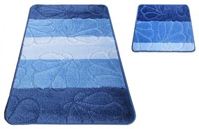 Красиви сини килими за банята 50 cm x 80 cm + 40 cm x 50 cm