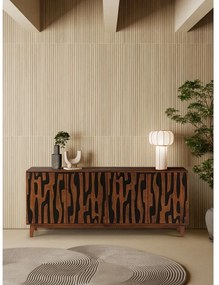 Кафяв скрин от масивно манго 190x80x40 cm Kantu – MOME