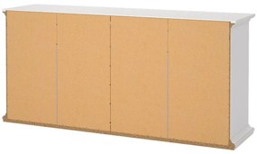 Бял нисък скрин 183x87 cm Paris – Tvilum