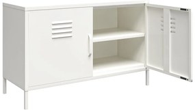 Бял метален шкаф 100x64 cm Mission District - Støraa