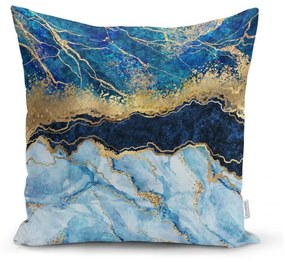 Калъфка за възглавница Мрамор със синьо, 45 x 45 cm - Minimalist Cushion Covers