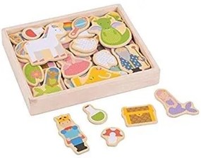 Bigjigs - Дървени магнити - Фантазия