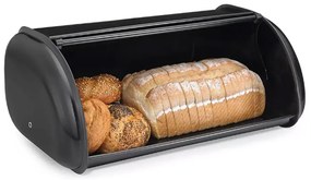 КУТИЯ ЗА ХЛЯБ SAPIR SP-1225-BB , д.-44см./ш.-27см./в.-18см./0.3мм , неръждаема стомана, Черен