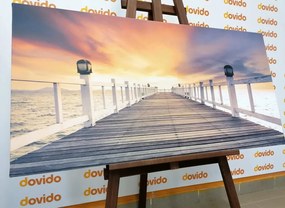 Картина на платно – Старо дървено пристанище