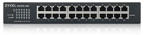 Комутатор ZyXEL GS1915-24E, 24-port GbE Smart hybrid mode Switch, standalone or NebulaFlex Cloud, rackmount, fanless