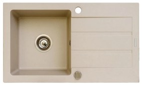 Pyramis 70006701 - Кухненска мивка NEXT 76x44 см гранит/бежова