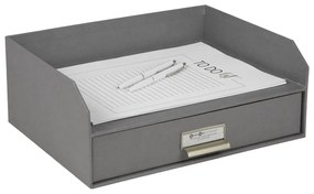 Картонен органайзер за докумнети с чекмедже Walter – Bigso Box of Sweden