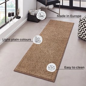 Кафяв мокет , 80 x 400 cm Pure - Hanse Home