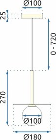 Плафон APP939-1CP