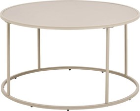 Сива стоманена кръгла масичка за кафе ø 80 cm Seaford – Actona