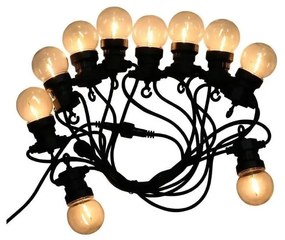 LED Екстериорни лампички STRING 5м 10xLED/0,4W/24/230V 3000K IP44