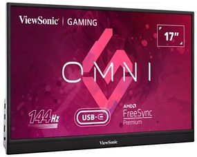 VIEWSONIC VX1755 Portable Gaming Monitor 17.3inch 1920x1080 IPS LED mini HDMI 2xUSB-C speakers Adaptive Sync