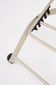 Градински шезлонг метален в естествен цвят Taylor – Bizzotto