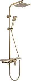 Комплект за душ Rea Bravo Brush Gold