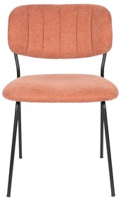 Трапезни столове в цвят сьомга в комплект от 2 броя Jolien - White Label