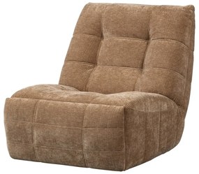 Светлокафяво кресло с регулируем наклон от рипсено кадифе Hein – WOOOD