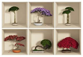 Комплект от 6 стикера с 3D ефект - Ambiance