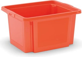 Оранжева пластмасова кутия за съхранение 42x35x23 cm H-Box S – KIS