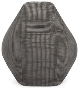 Детски пуф от рипсено кадифе в тухлен цвят Snug 80 – SLOWDOWN