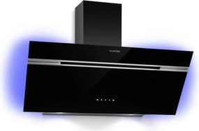 Klarstein Alina, абсорбатор, 90 см, 600 m³ / h, LED дисплей, светлина, черен