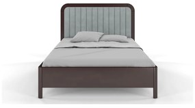 Кафяво-сиво двойно легло от букова дървесина , 180 x 200 cm Visby Modena - Skandica