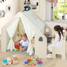 GINGER HOME Дървена къща за игра 6в1