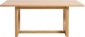 Сгъваема трапезна маса от декор от дъб 95x180 cm Flow – Unique Furniture