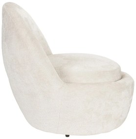 Кремаво кресло Nash – White Label