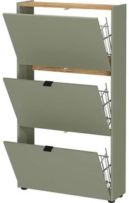 Комплект за коридор в естествен и кафяво-сив цвят 101x200x22 cm Ameca – Germania