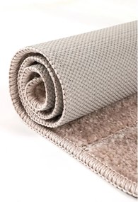 Кафяви килими за баня в комплект 2 бр. 50x80 cm Yeni Cizgli – Foutastic