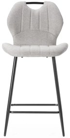 Бежови тапицирани бар столове в комплект 2 бр. (височина на седалката 65 cm) Muli – Marckeric