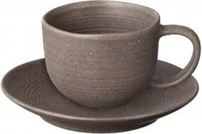 Тъмнокафяви керамични чаши в комплект 2 бр. 190 ml Kumi – Blomus
