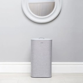 Разопакован: Кош за пране Joseph Joseph 50001, 60 l, Дръжки за пренасяне, 2 разделения, Сив