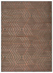 Червен килим Lana, 67 x 105 cm - Universal