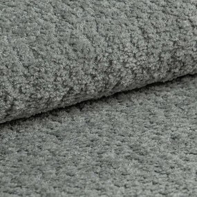 Сив ъглов диван от букле (десен ъгъл/L форма) Ariella – Ropez