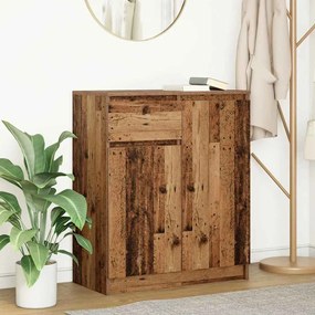861596 vidaXL Бюфет с чекмеджета, старо дърво, 71x35x84 см, инженерно дърво
