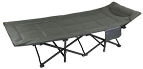 Сгъваемо къмпинг легло, сиво