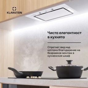 Klarstein Hektor Eco, абсорбатор, 52 cm, 446 m³/h, сензорно управление, стъкло