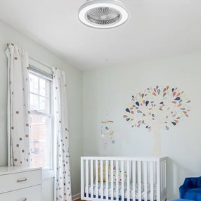 Бяло LED осветително тяло за таван Robotto – SULION