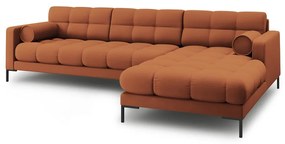 Ъглов диван в тухлен цвят (десен ъгъл) Bali – Cosmopolitan Design