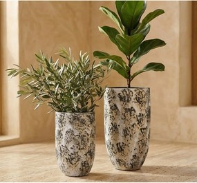 Керамична ръчно изработена саксия за цветя ø 22 cm Barreiro – Ego Dekor