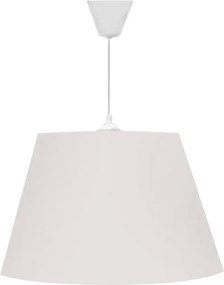 Elanor текстилна таванна лампа в бял цвят 37x21x70см.