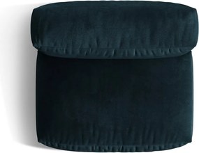 Тъмносин кадифен модул за диван (среден модул) Martina – Micadoni