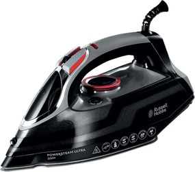 Ютия Russell Hobbs Power Steam Ultra 20630-56, 3100W, Керамична плоча, 3100 W, 350ml, 210 гр/мин, Черна