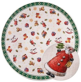 Зелен кръгъл килим с коледен мотив ø 150 cm Green Christmas – Villeroy&amp;Boch