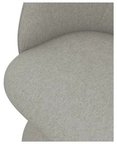 Светлосив тапициран трапезен стол Maia – Makamii