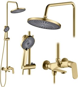 Комплект за душ REA Marco Brush Gold