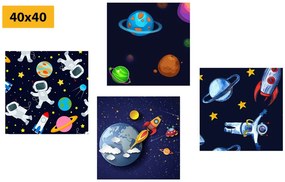 Комплект картини – Загадъчен космос