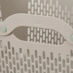 Светлокафяв пластмасов кош за пране 45 l – Addis